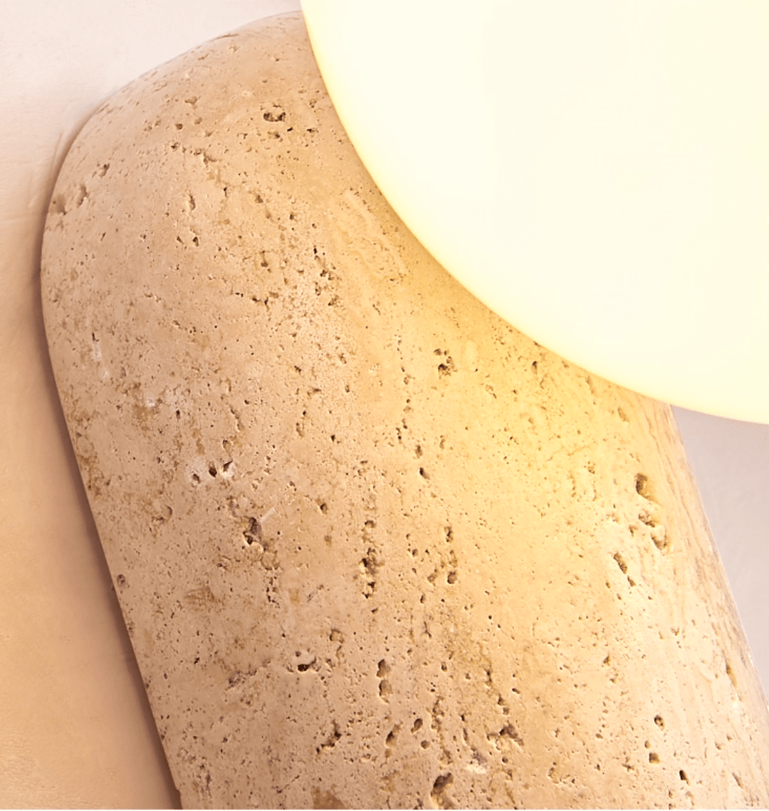 Travertine Pebble Wall Light - Vakkerlight