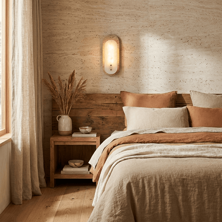 Travertine Pill Sconce - Vakkerlight