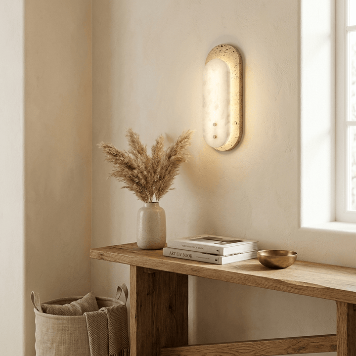Travertine Pill Sconce - Vakkerlight