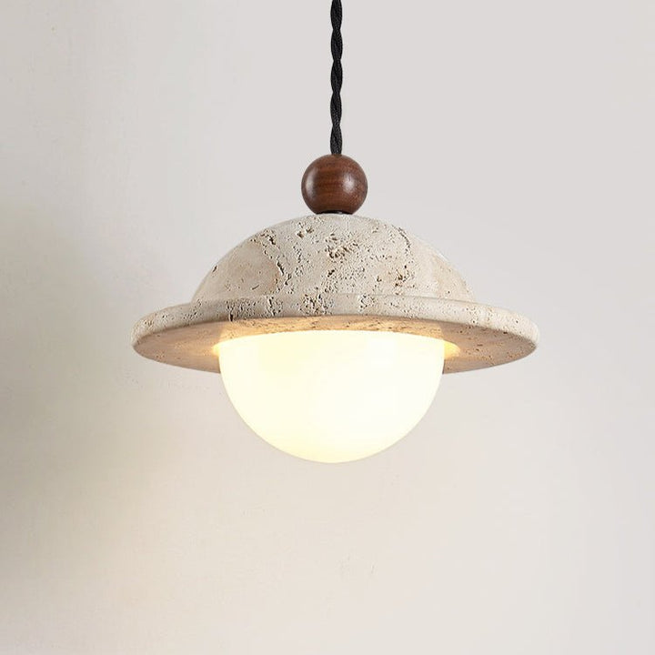Travertine Saucer Pendant Light - Vakkerlight