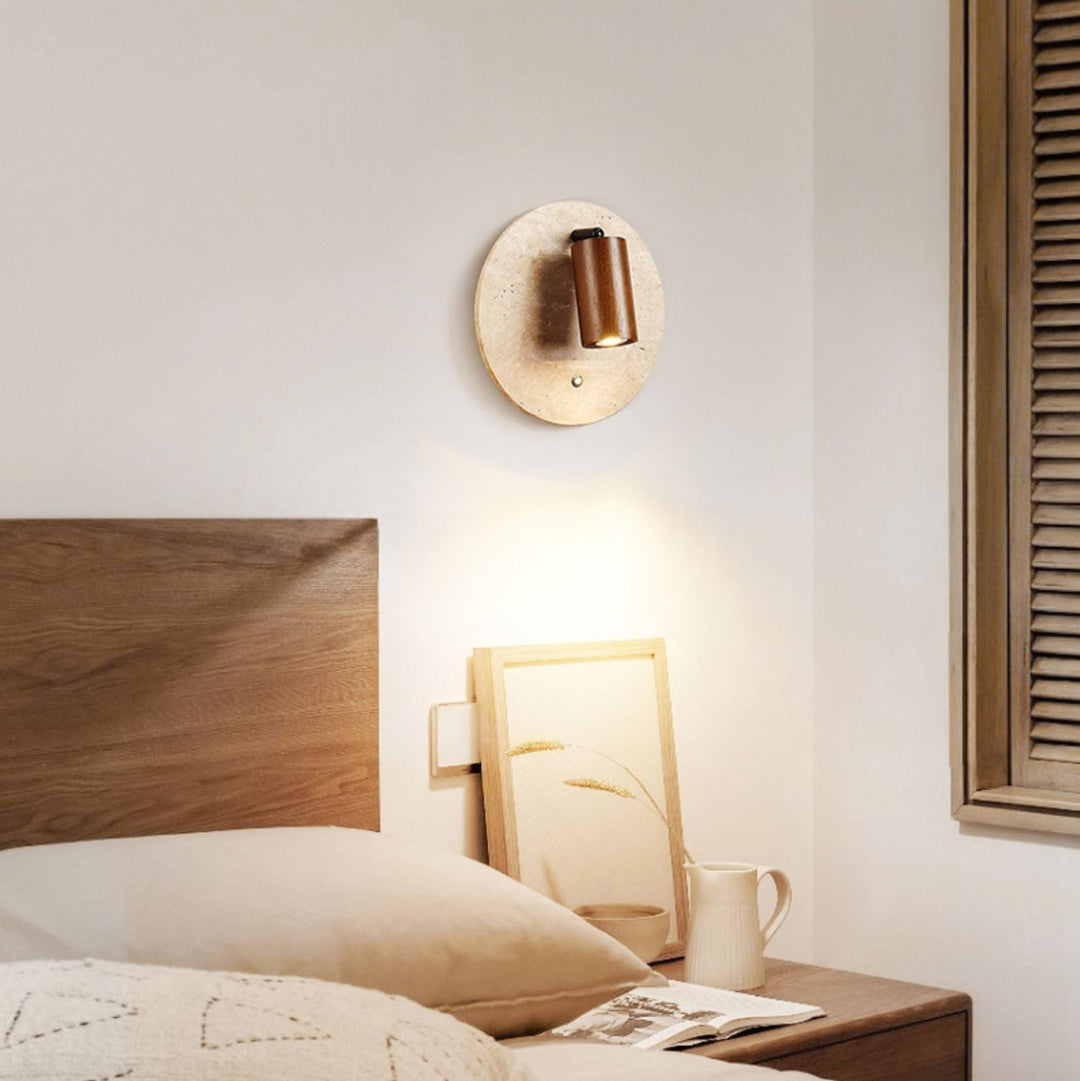 Travertine Spot Wall Sconce - Vakkerlight