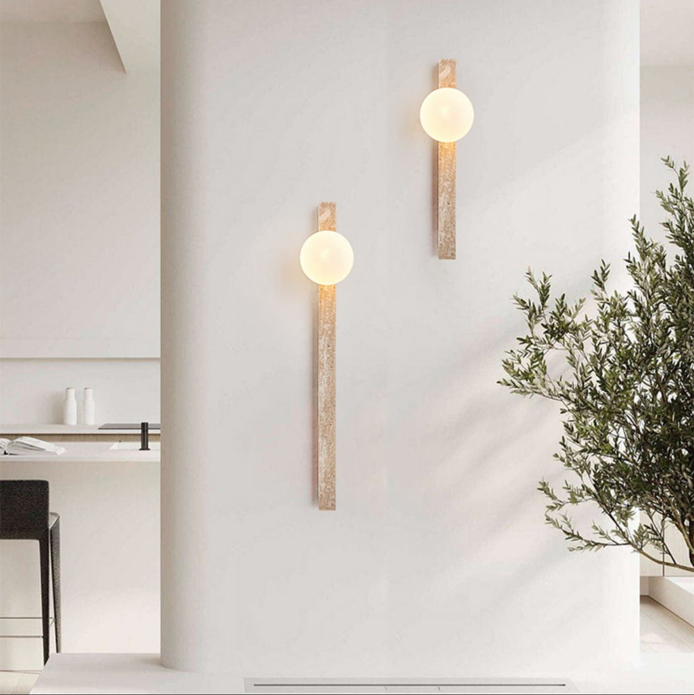 Travertine Stripe Wall Sconce - Vakkerlight
