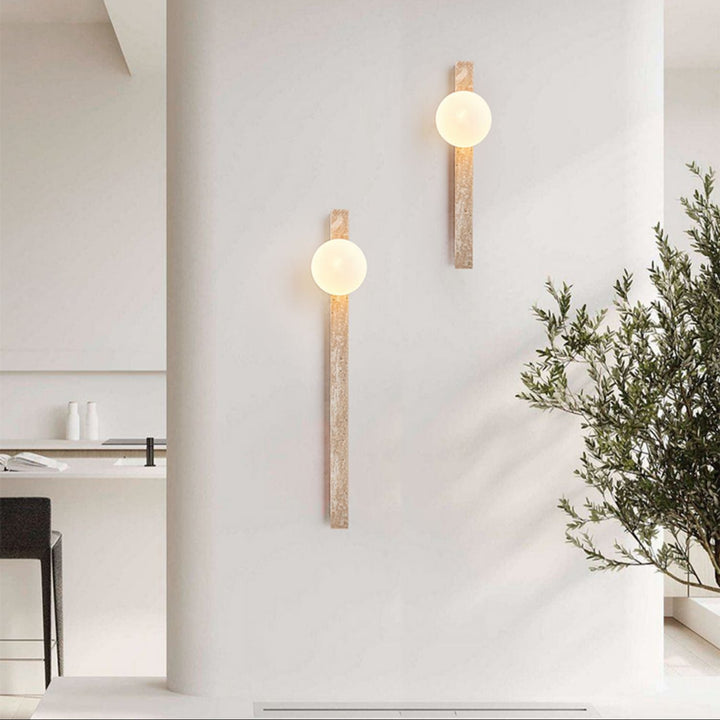 Travertine Stripe Wall Sconce - Vakkerlight
