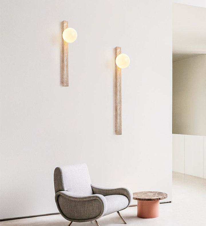 Travertine Stripe Wall Sconce - Vakkerlight