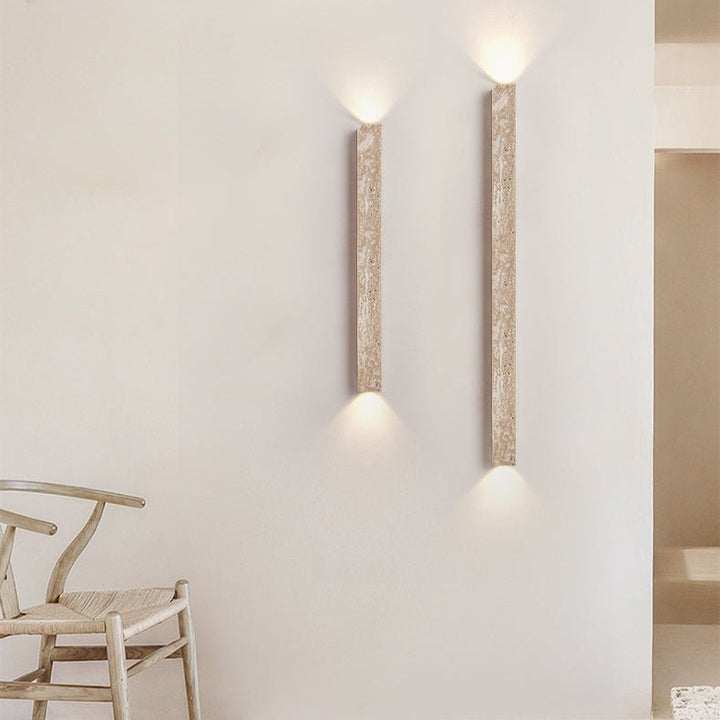 Travertine Stripe Wall Sconce - Vakkerlight