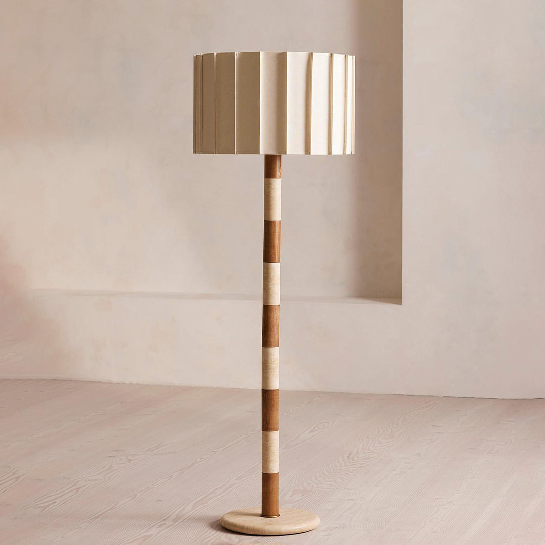 Travertine Striped Floor Lamp - Vakkerlight
