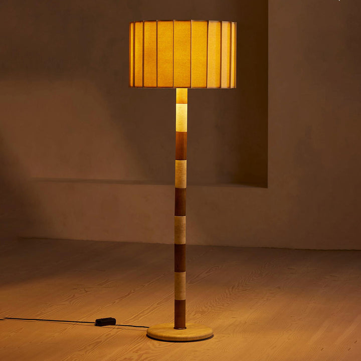 Travertine Striped Floor Lamp - Vakkerlight