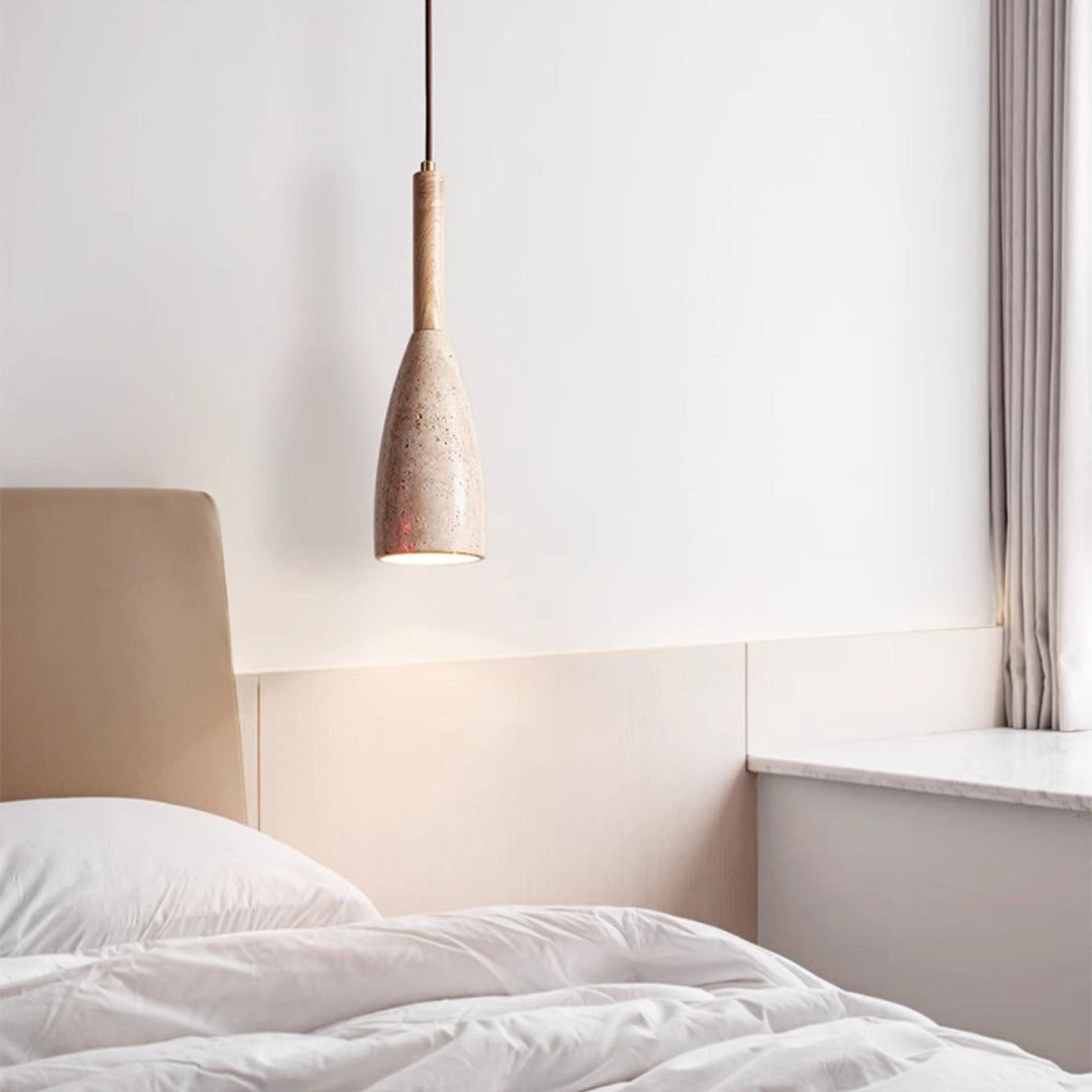 Travertine Teardrop Pendant Light - Vakkerlight