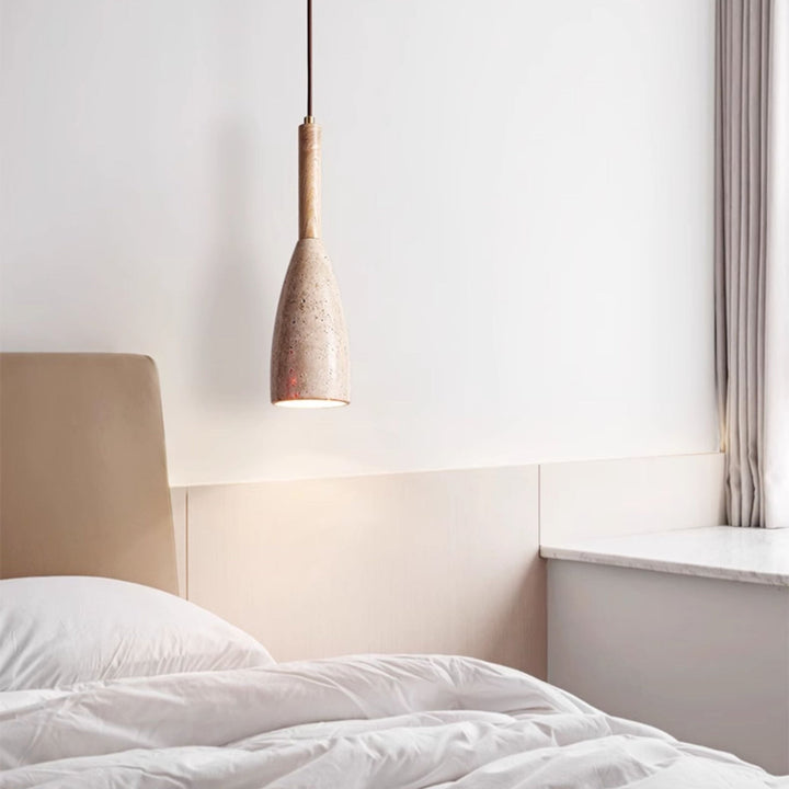 Travertine Teardrop Pendant Light - Vakkerlight