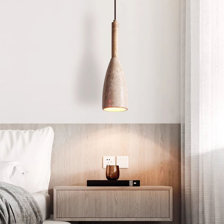 Travertine Teardrop Pendant Light - Vakkerlight