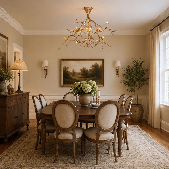 Tree Branches Flower Chandelier - Vakkerlight