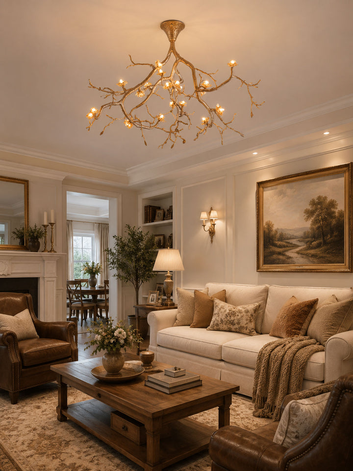 Tree Branches Flower Chandelier - Vakkerlight