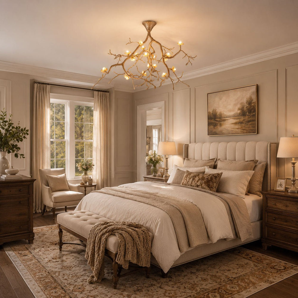 Tree Branches Flower Chandelier - Vakkerlight