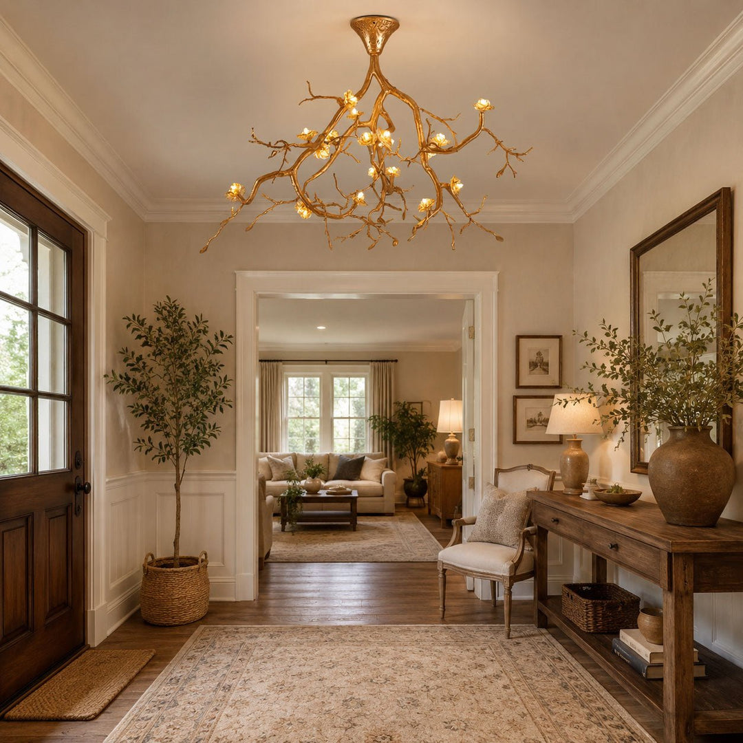 Tree Branches Flower Chandelier - Vakkerlight