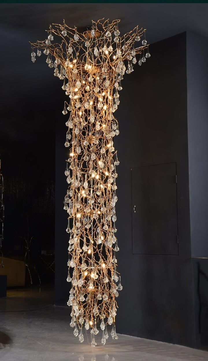 Tree Branch Staircase Chandelier - Vakkerlight