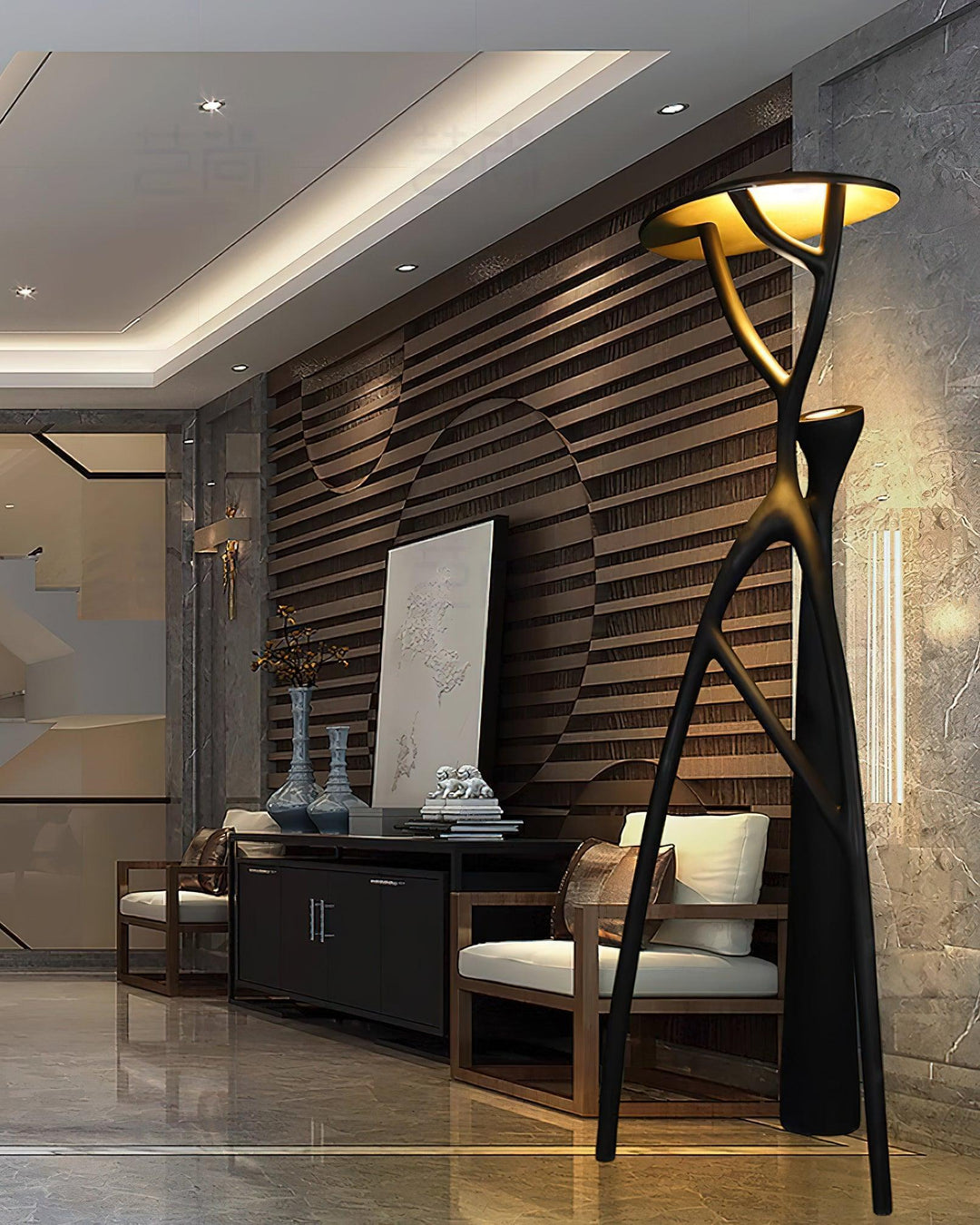 Tree Of Life Sculpture Floor Lamp