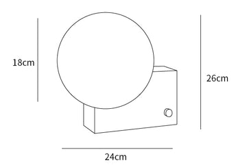 Fusion Lampada da tavolo — Dimension drawings 1