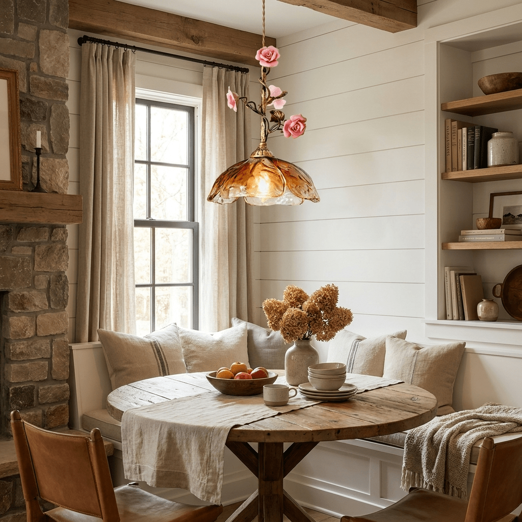 Trellis Rose Pendant Lamp - Vakkerlight