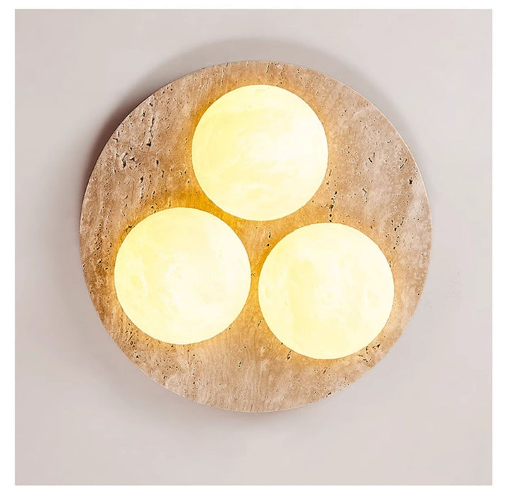 Trio Travertine Ceiling Light - Vakkerlight