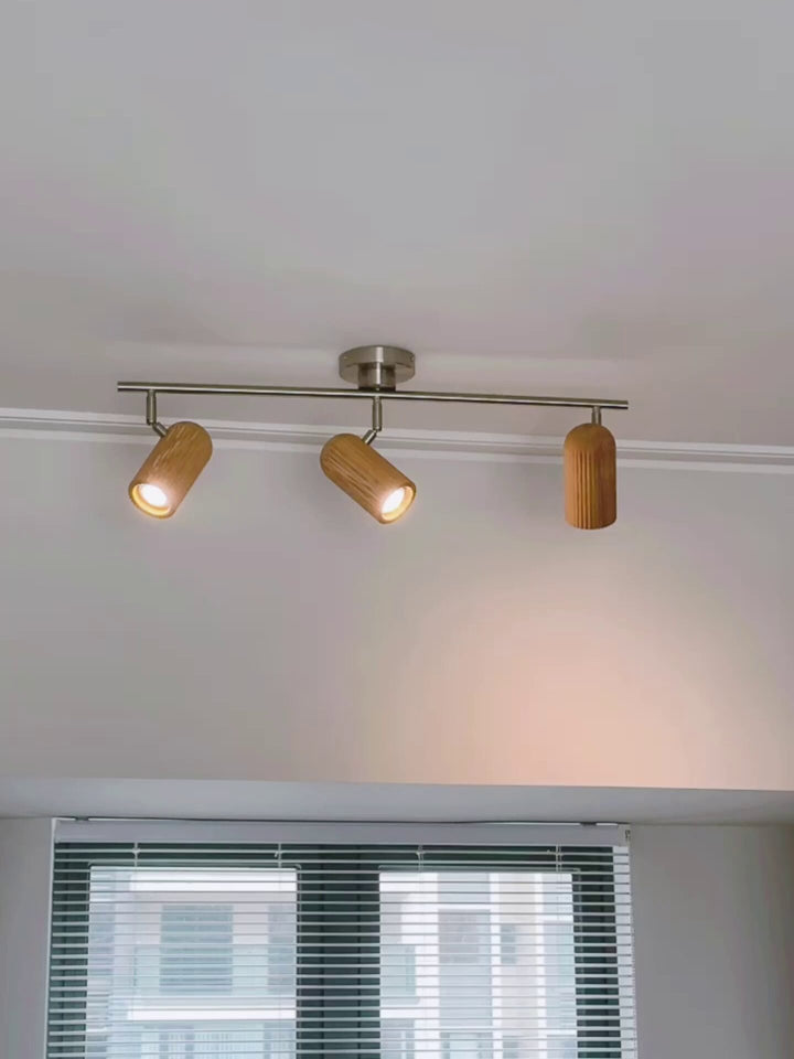 Trio Wood Ceiling Light - Vakkerlight