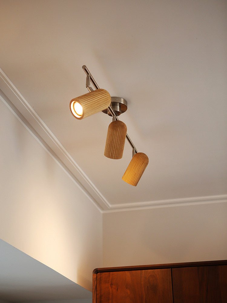 Trio Wood Ceiling Light - Vakkerlight