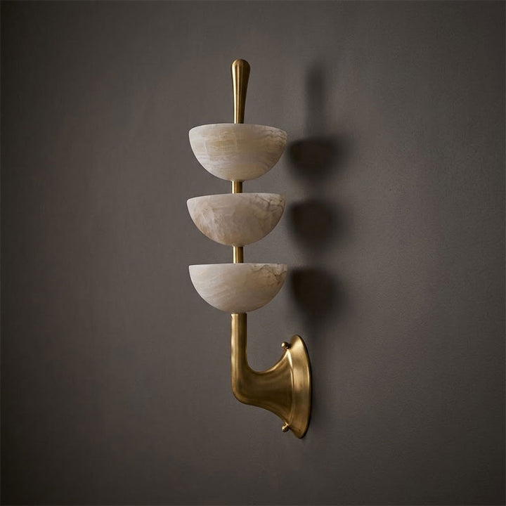 Triple Alabaster Wall Sconce - Vakkerlight