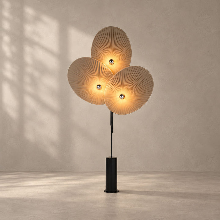 Lampadaire Triple Floral