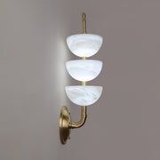 Triple Alabaster Wall Sconce