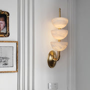 Triple Alabaster Wall Sconce