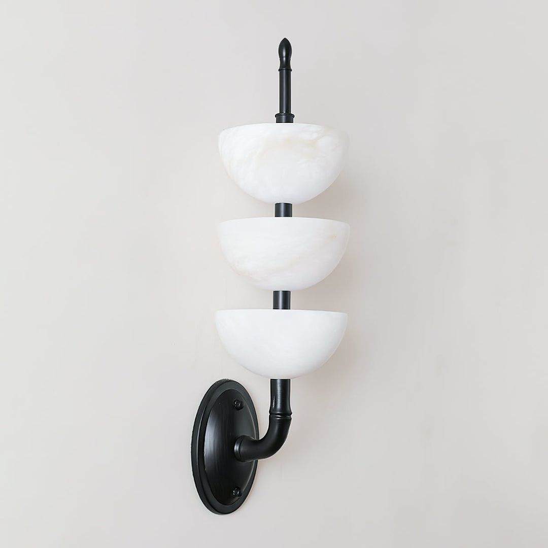 Triple Alabaster Wall Sconce - Vakkerlight