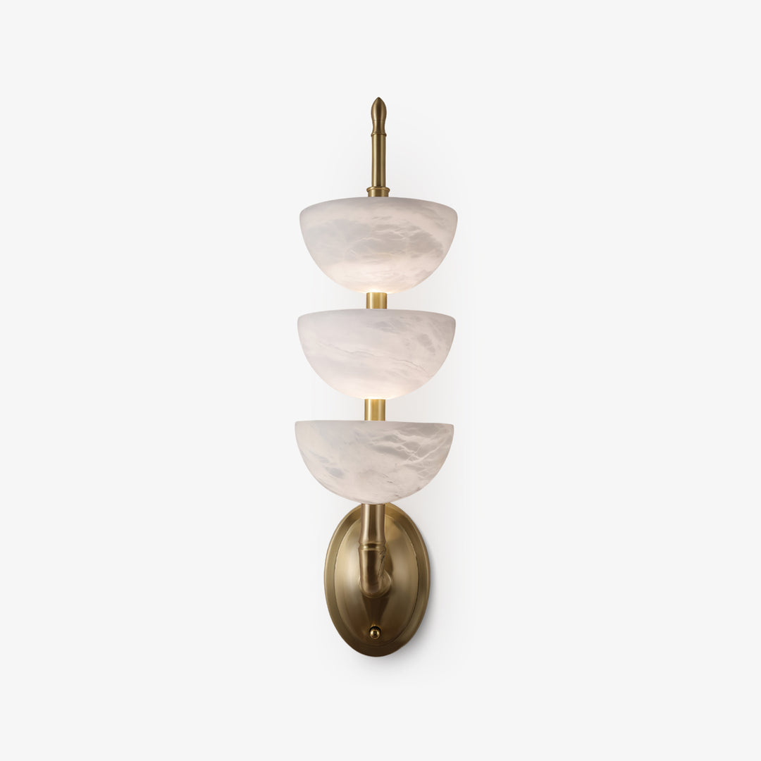 Triple Alabaster Wall Sconce - Vakkerlight