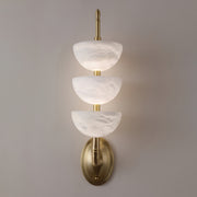Triple Alabaster Wall Sconce