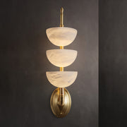 Triple Alabaster Wall Sconce