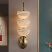 Triple Alabaster Wall Sconce