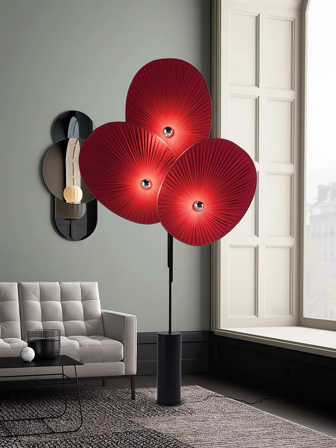 Triple Floral Floor Lamp - Vakkerlight