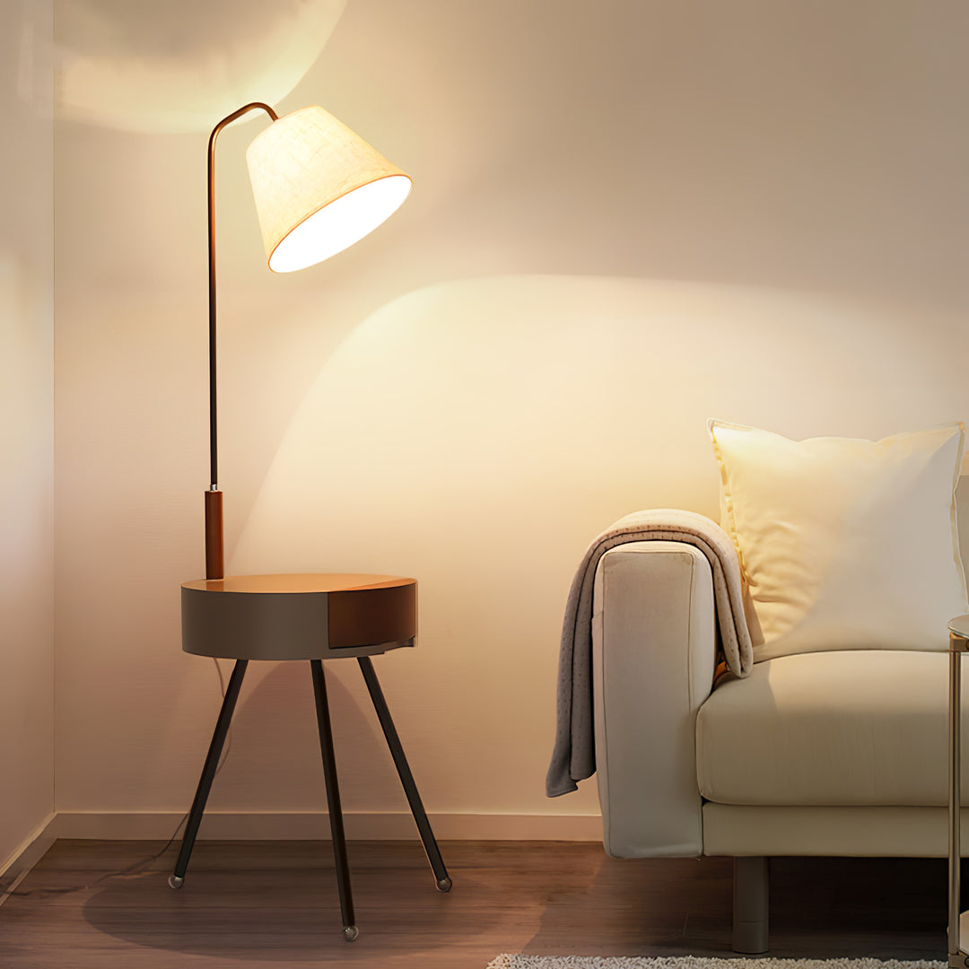 Tripod Fabric Floor Lamp - Vakkerlight