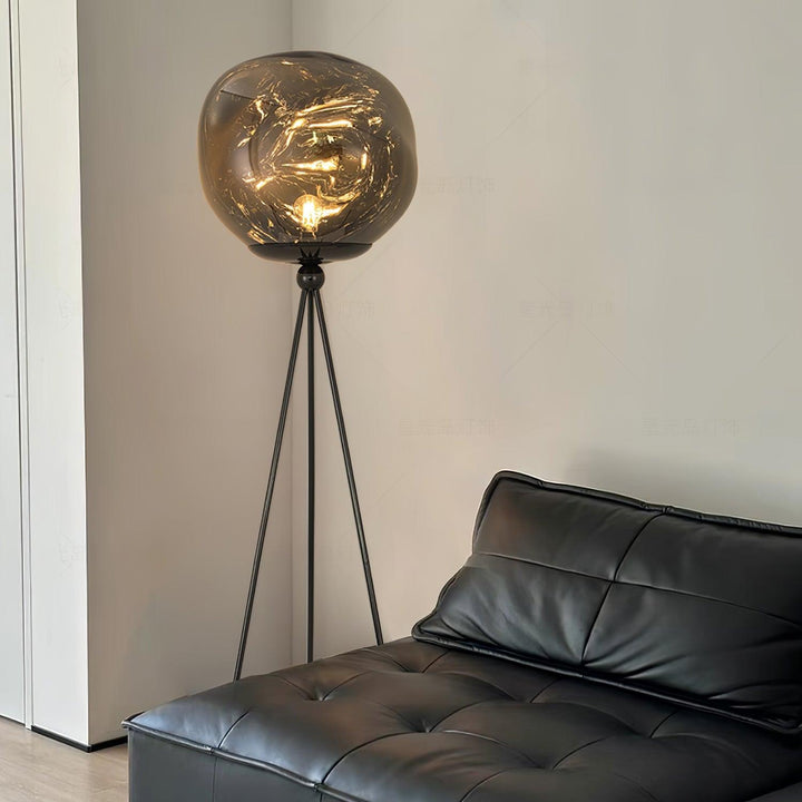 Lava Tripod Rock Floor Lamp - Vakkerlight