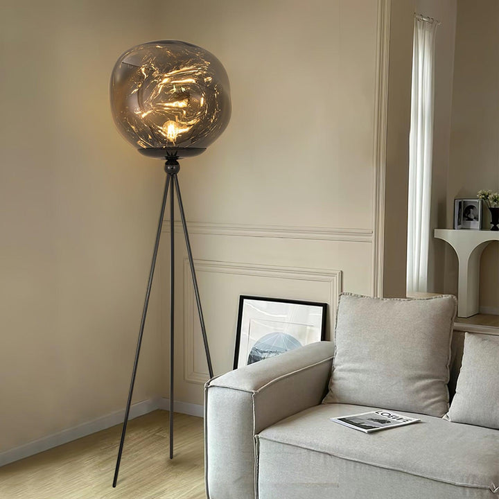 Lava Tripod Rock Floor Lamp - Vakkerlight