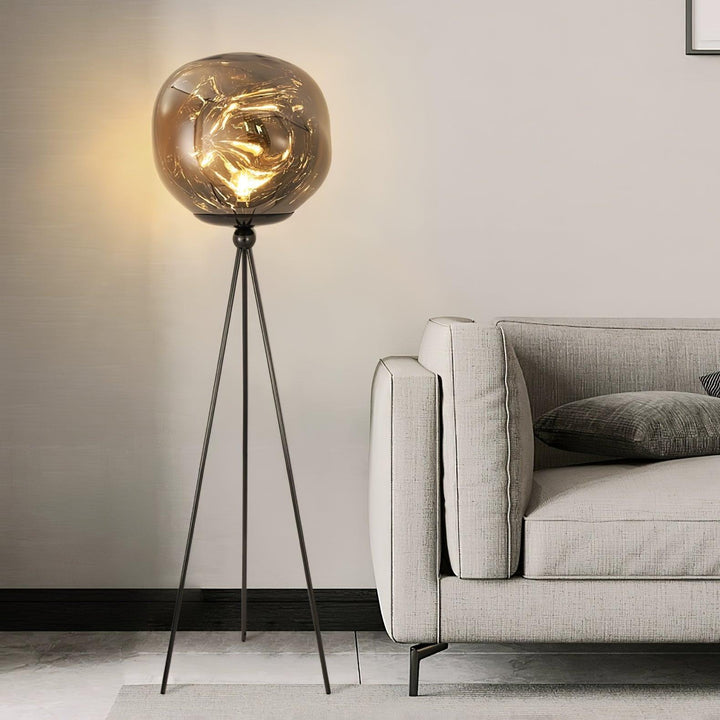 Lava Tripod Rock Floor Lamp - Vakkerlight