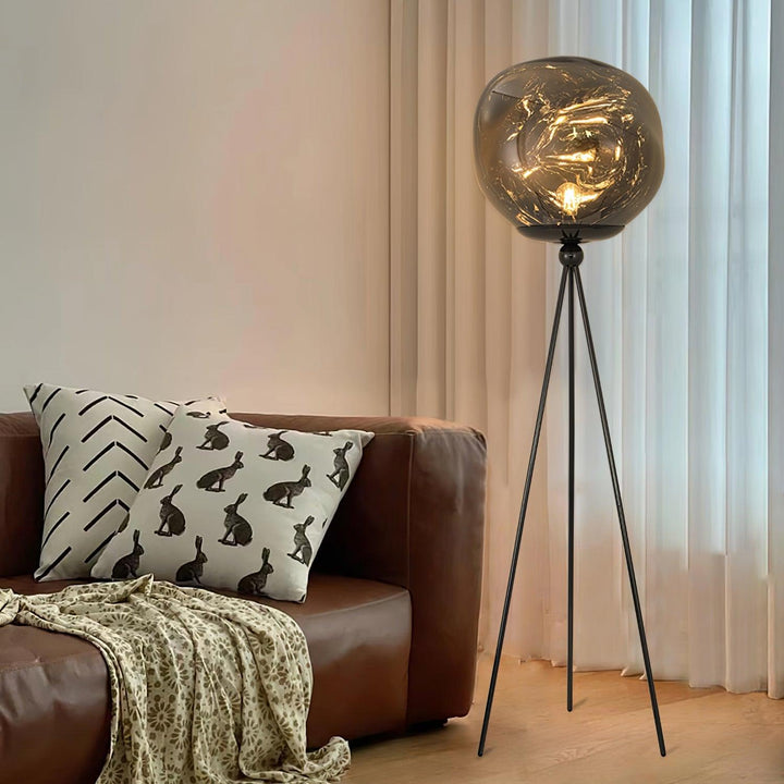 Lava Tripod Rock Floor Lamp - Vakkerlight