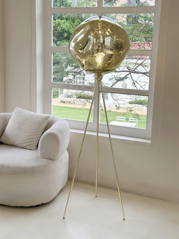 Lava Tripod Rock Floor Lamp - Vakkerlight