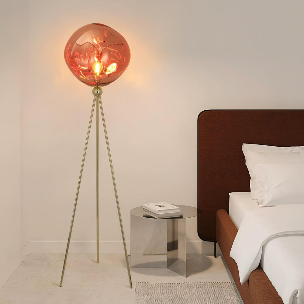 Lava Tripod Rock Floor Lamp - Vakkerlight