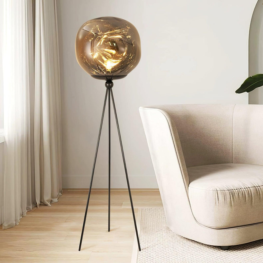 Lava Tripod Rock Floor Lamp - Vakkerlight