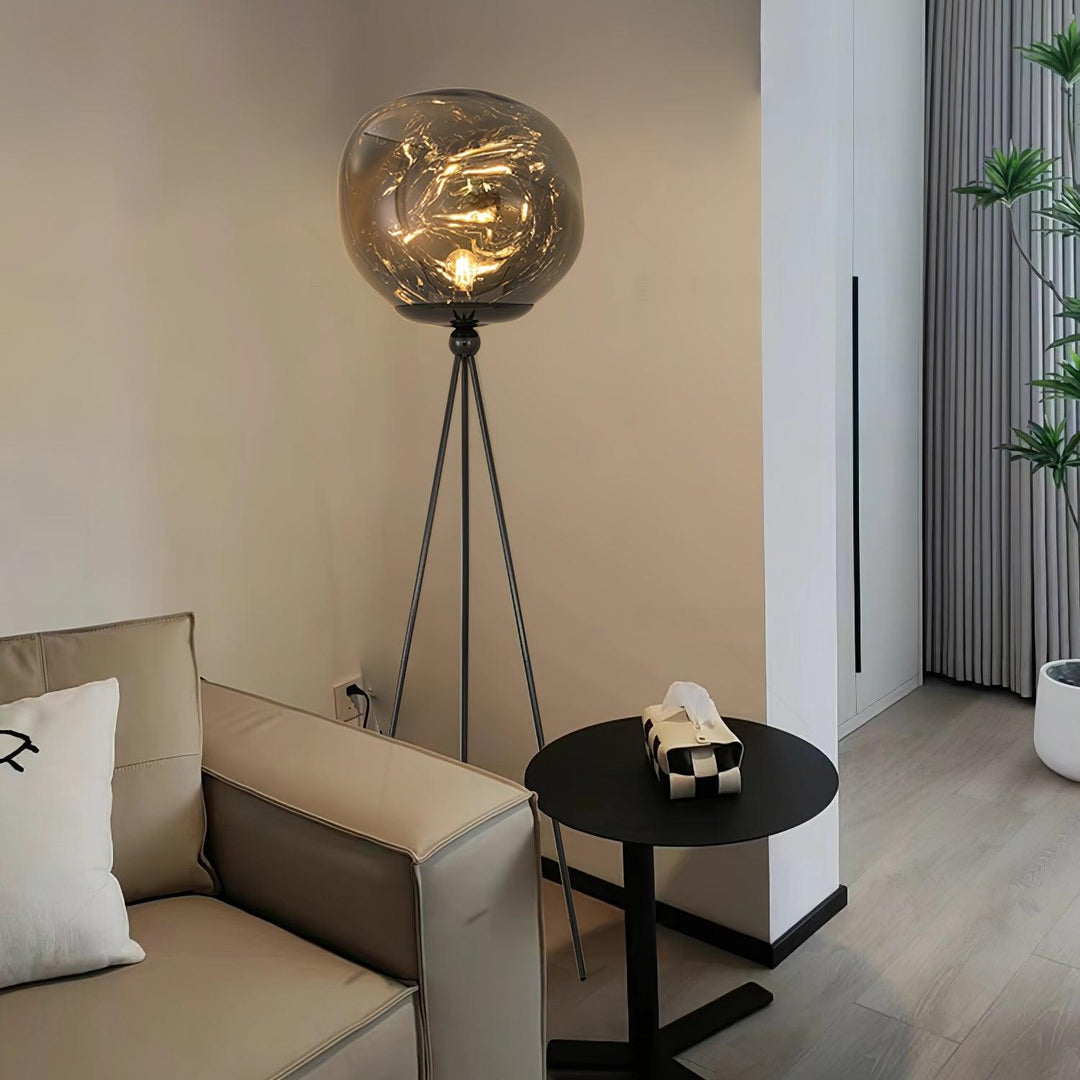 Lava Tripod Rock Floor Lamp - Vakkerlight