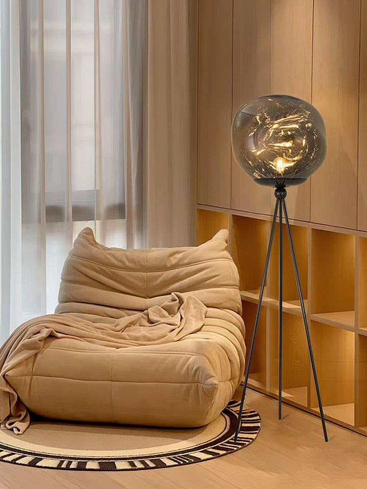 Lava Tripod Rock Floor Lamp - Vakkerlight