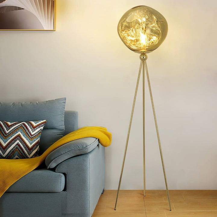 Lava Tripod Rock Floor Lamp - Vakkerlight