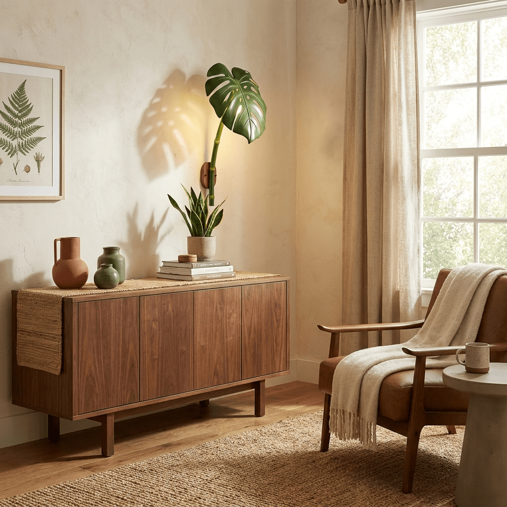 Tropical Monstera Leaf Wall Light - Vakkerlight