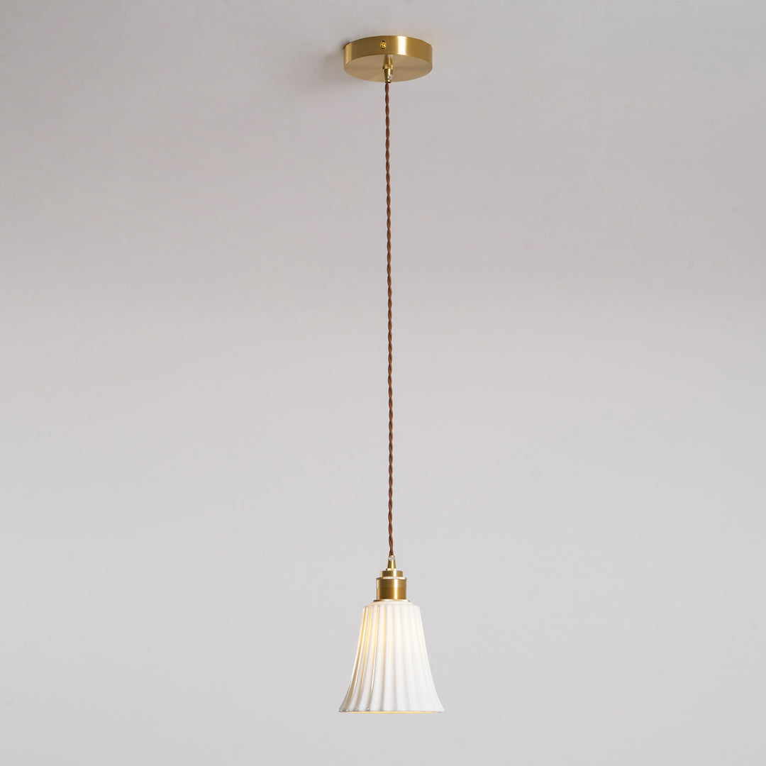 Trumpet Ceramic Pendant Light - Vakkerlight