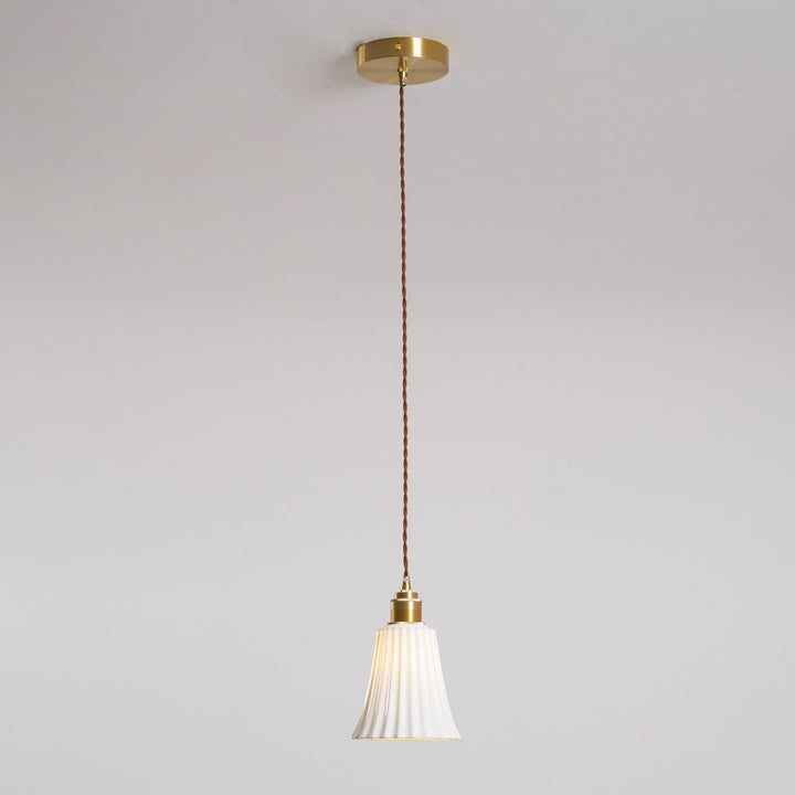 Trumpet Ceramic Pendant Light - Vakkerlight
