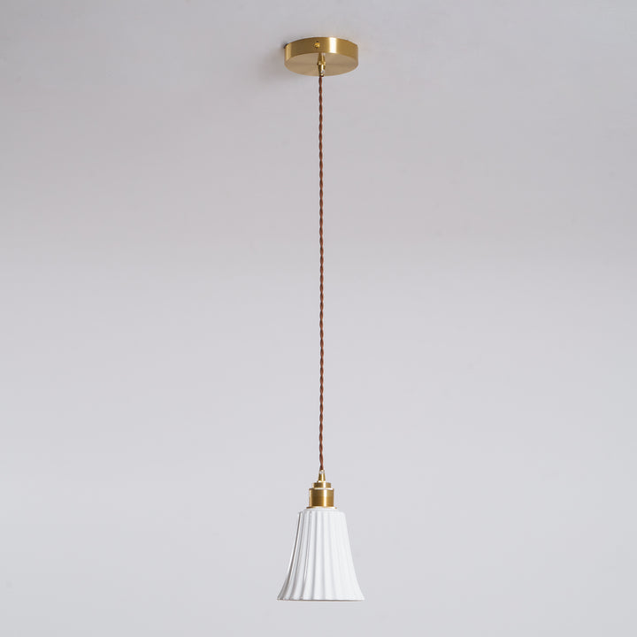 Trumpet Ceramic Pendant Light - Vakkerlight